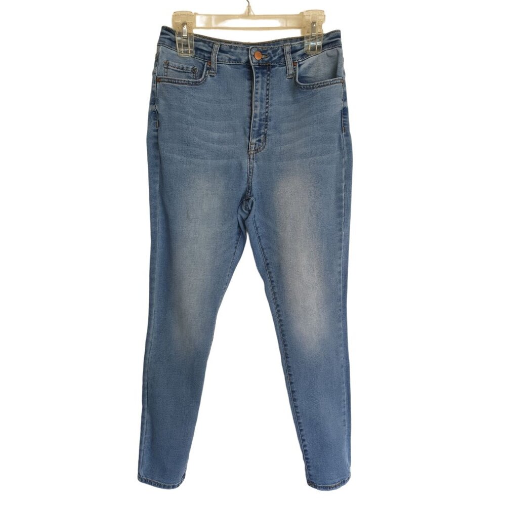 Forever 21 Womens Jeans 29" High-Rise Stretch Distressed Curvy Perfect Fit Denim - Picture 4 of 6